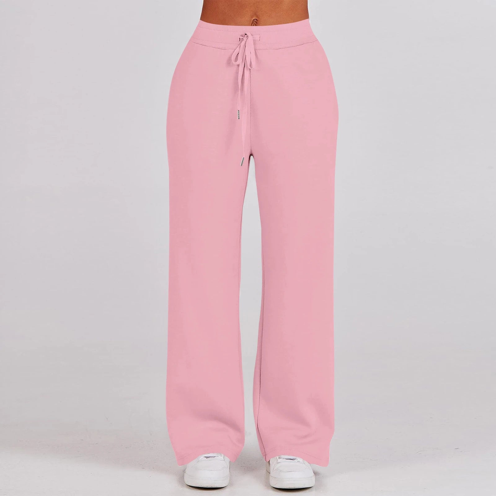 Active Fashion Women Two Piece Set Half Zip Collar Sweatshirt Popular Wide Leg Pants Pocket Design Comfy Lounge Sports Outfit