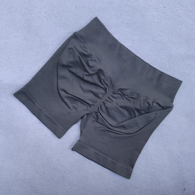 2 Pieces Yoga Set Women Backless Halter Tops High Waist Seamless Shorts Gym Suit Fitness Clothes Sportswear Workout Sets