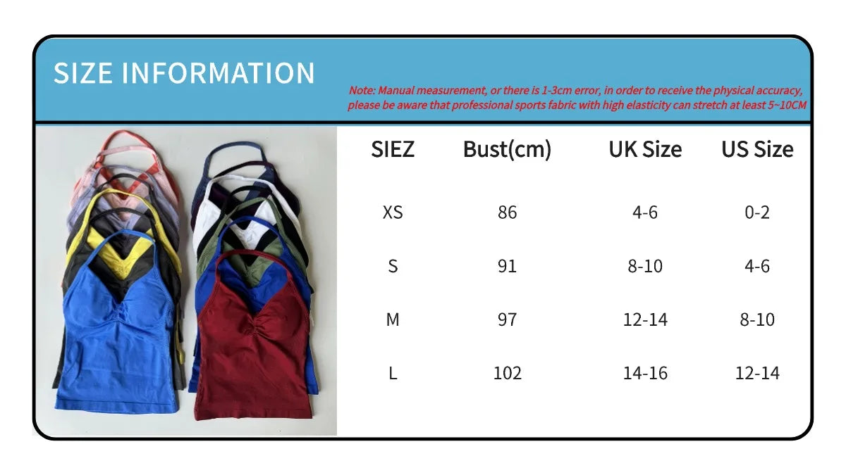 Impact Yoga Set Women Padded Halter Tank Top Scrunch Butt Lifting Gym Shorts Set Summer Sportswear Workout Clothes